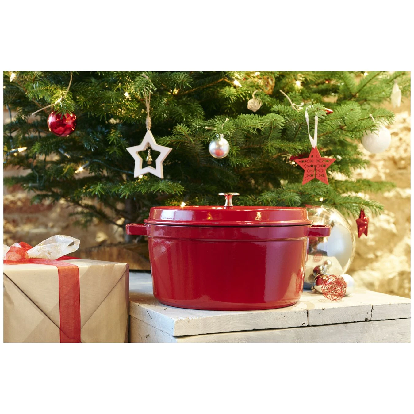 Staub Cocotte 30 Cm, Rund, Kirsch-Rot, Gusseisen 8 Staub Cocotte 30 Cm, Rund, Kirsch-Rot, Gusseisen – Bild 6