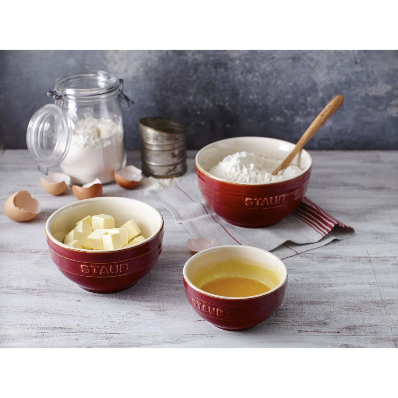 Staub Schüssel 14 Cm, Keramik, Antik-Kupfer 5 Staub Schüssel 14 Cm, Keramik, Antik-Kupfer – Bild 3