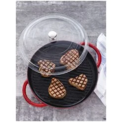 Staub Gewölbter Glasdeckel 20 Cm, Glas -Staub 000011687