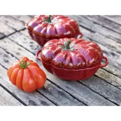 Staub Cocotte 16 Cm, Tomate, Kirsch-Rot, Keramik -Staub 000017305