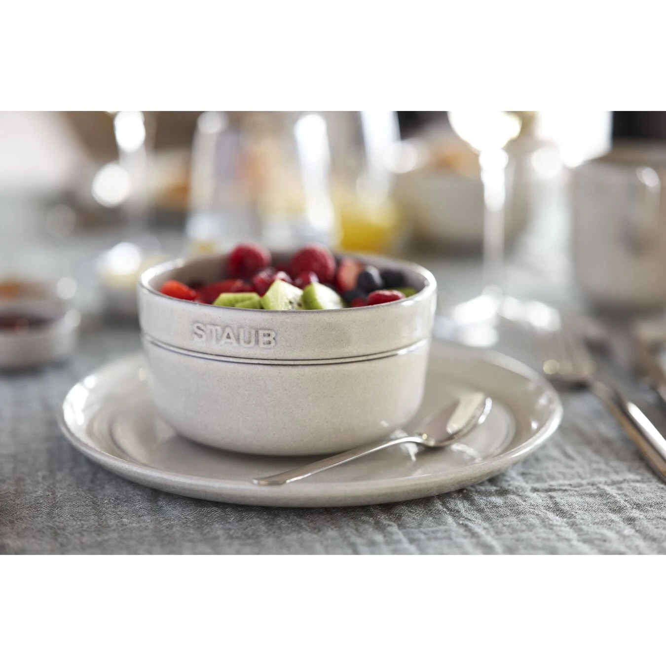 Staub Schüssel 10 Cm, Keramik, Weisser Trüffel 6 Staub Schüssel 10 Cm, Keramik, Weisser Trüffel – Bild 4