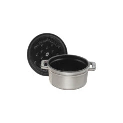 Staub Mini Cocotte 10 Cm, Rund, Graphit-Grau, Gusseisen -Staub 40500 106 0 5 1