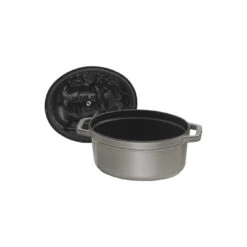 Staub Cocotte 17 Cm, Oval, Graphit-Grau, Gusseisen 13 Staub Cocotte 17 Cm, Oval, Graphit-Grau, Gusseisen -Staub 40500 176 0 6