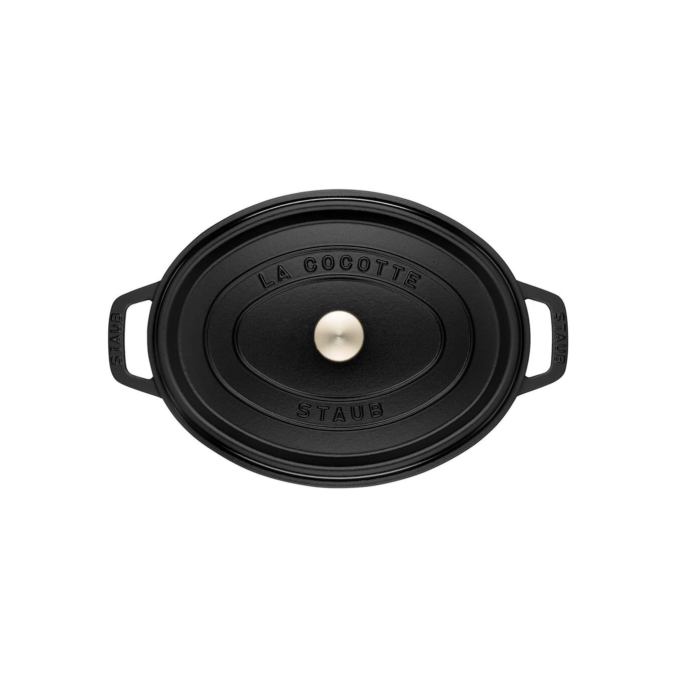 Staub Cocotte 33 Cm, Oval, Schwarz, Gusseisen 6 Staub Cocotte 33 Cm, Oval, Schwarz, Gusseisen – Bild 4