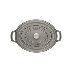Staub Cocotte 37 Cm, Oval, Graphit-Grau, Gusseisen -Staub 40500 236 0 2 1