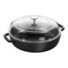 Staub Bräter Mit Glasdeckel 24 Cm, Gusseisen 1 Staub Bräter Mit Glasdeckel 24 Cm, Gusseisen -Staub 40501 060 0 1
