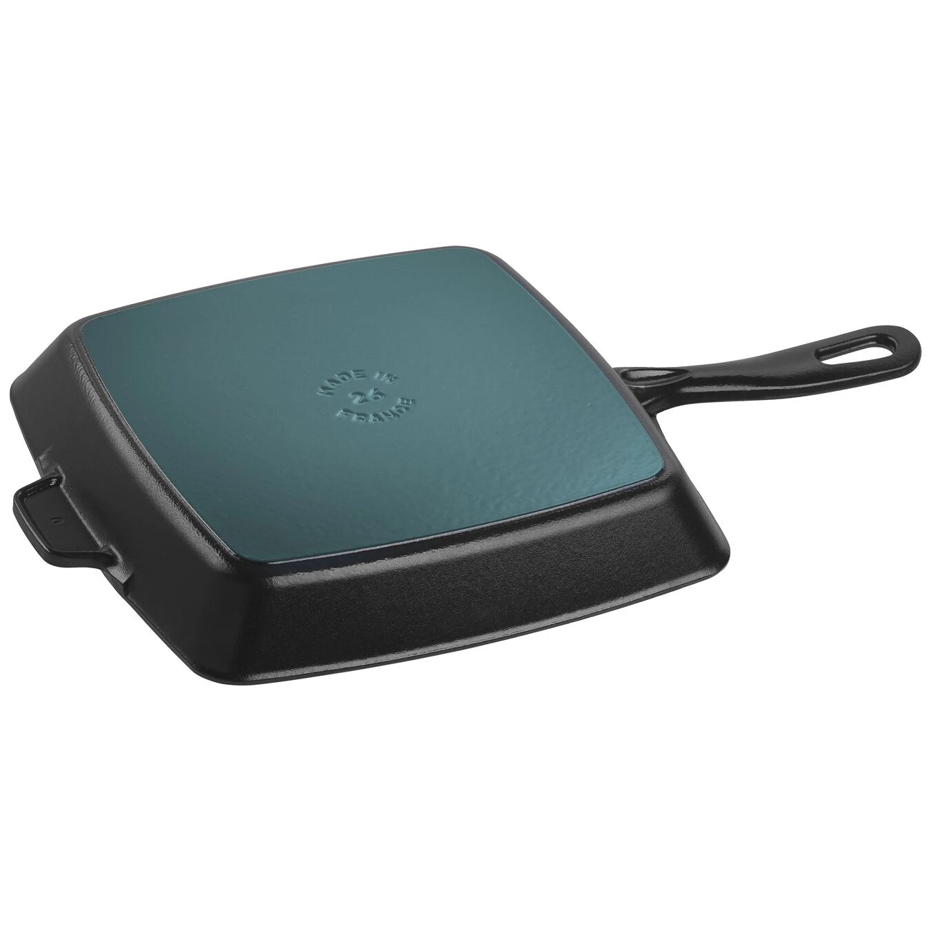 Staub American Grill 26 X 26 Cm, Gusseisen, Schwarz 4 Staub American Grill 26 X 26 Cm, Gusseisen, Schwarz – Bild 2