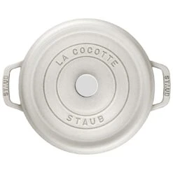 Staub Cocotte 20 Cm, Rund, Weisser Trüffel, Gusseisen -Staub 40501410 2