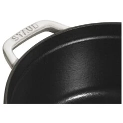 Staub Cocotte 20 Cm, Rund, Weisser Trüffel, Gusseisen -Staub 40501410 4