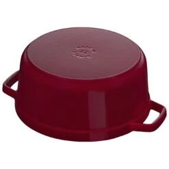 Staub Cocotte 26 Cm, Rund, Bordeaux, Gusseisen 11 Staub Cocotte 26 Cm, Rund, Bordeaux, Gusseisen -Staub 40502277 04
