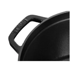 Staub Cocotte Tief 24 Cm, Rund, Schwarz, Gusseisen -Staub 40502285 2