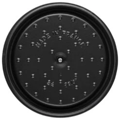 Staub Cocotte Tief 24 Cm, Rund, Schwarz, Gusseisen -Staub 40502285 6