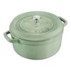 Staub Cocotte 18 Cm, Rund, Salbeigrün, Gusseisen -Staub 40505 364 1 2
