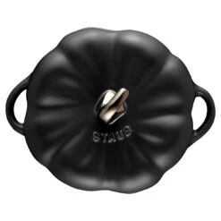Staub Cocotte 15 Cm, Kürbis, Schwarz, Keramik -Staub 40508 549 0 5