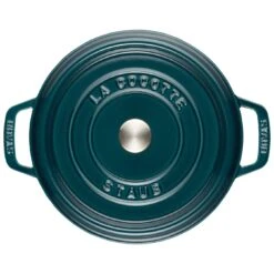Staub Cocotte 24 Cm, Rund, La-Mer, Gusseisen 12 Staub Cocotte 24 Cm, Rund, La-Mer, Gusseisen -Staub 40508 654 0 8