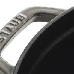 Staub Cocotte 20 Cm, Rund, Graphit-Grau, Gusseisen -Staub 40509 304 0 3