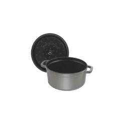Staub Cocotte 18 Cm, Rund, Graphit-Grau, Gusseisen -Staub 40509 304 0 5 5