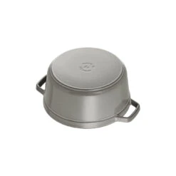Staub Cocotte 18 Cm, Rund, Graphit-Grau, Gusseisen -Staub 40509 304 0 6