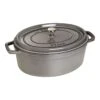 Staub Cocotte 33 Cm, Oval, Graphit-Grau, Gusseisen -Staub 40509 324 0 2