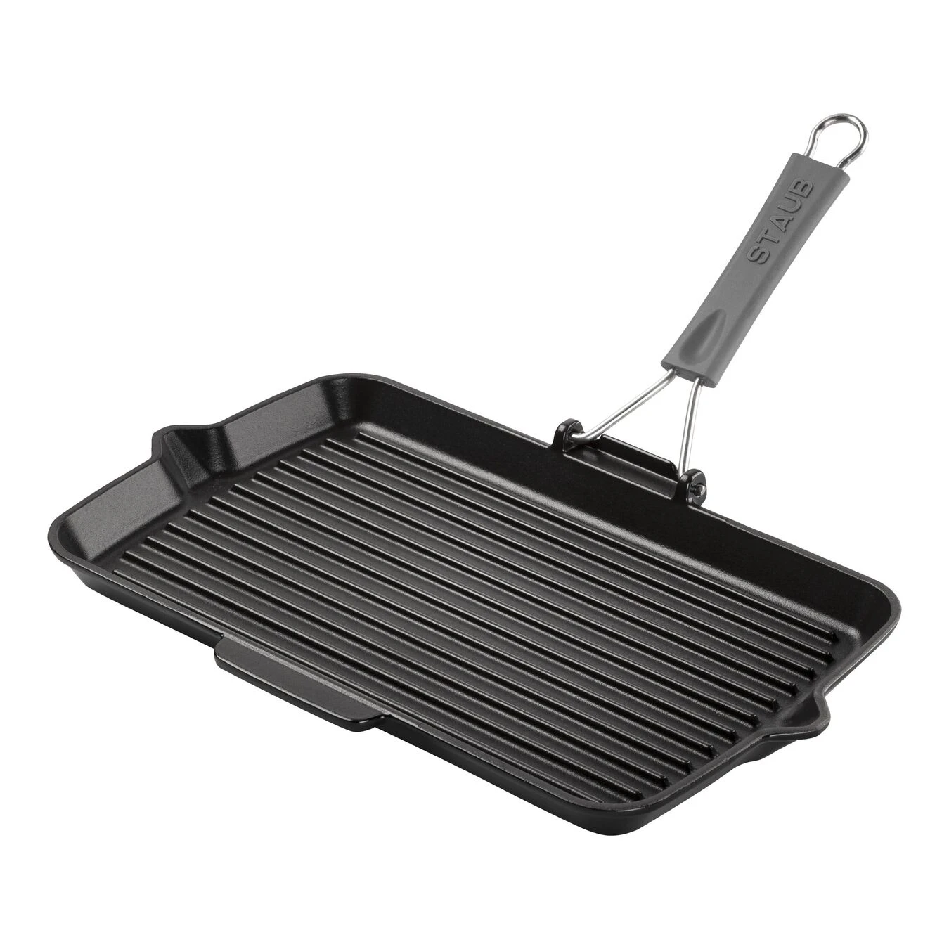 Staub Grillpfanne Mit Ausgießnase 34 X 21 Cm, Gusseisen, Schwarz 3 Staub Grillpfanne Mit Ausgießnase 34 X 21 Cm, Gusseisen, Schwarz