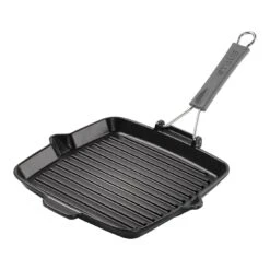 Staub Grillpfanne 24 X 24 Cm, Gusseisen, Schwarz