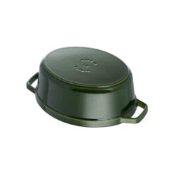 Staub Cocotte 29 Cm, Oval, Basilikum-Grün, Gusseisen -Staub 40509 363 0 4