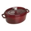 Staub Cocotte 29 Cm, Oval, Grenadine-Rot, Gusseisen -Staub 40509 364 0 1