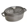 Staub Cocotte 37 Cm, Oval, Graphit-Grau, Gusseisen -Staub 40509 369 1