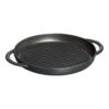 Staub Pure Grill 26 Cm, Rund, Schwarz, Gusseisen -Staub 40509 377 0 2