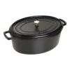 Staub Cocotte 41 Cm, Oval, Schwarz, Gusseisen -Staub 40509 509 0 1