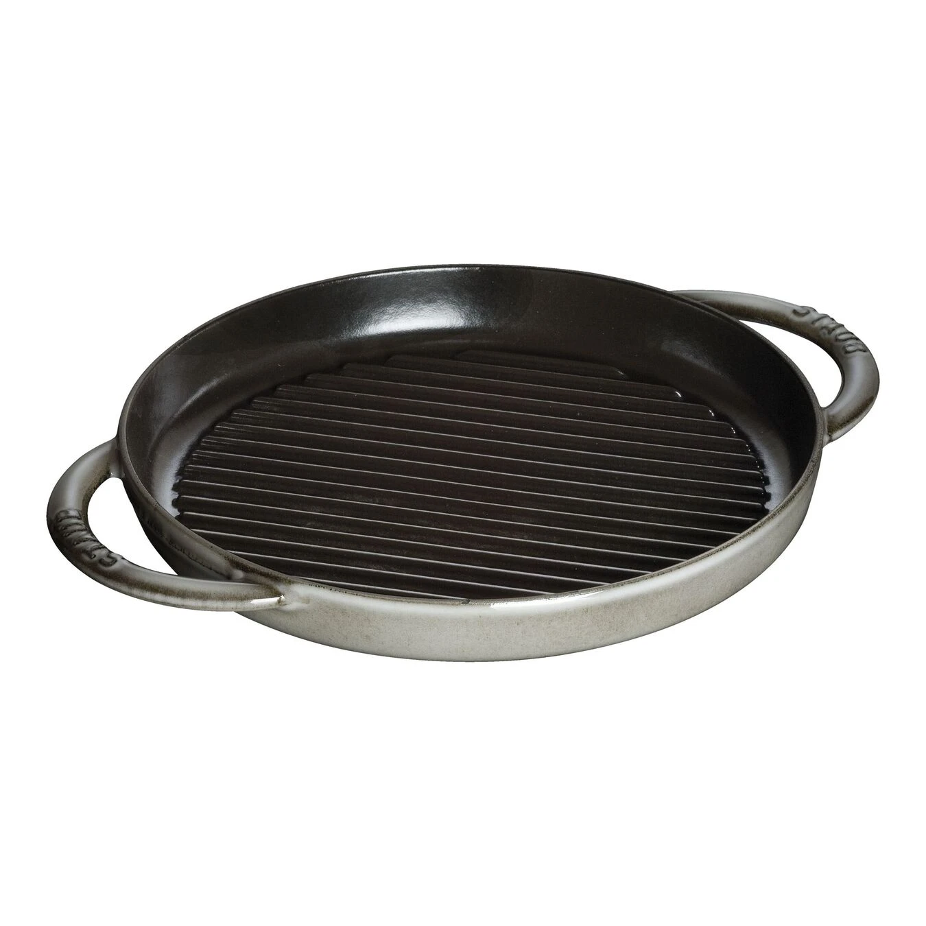 Staub Grillpfanne 26 Cm, Rund, Graphit-Grau, Gusseisen 3 Staub Grillpfanne 26 Cm, Rund, Graphit-Grau, Gusseisen