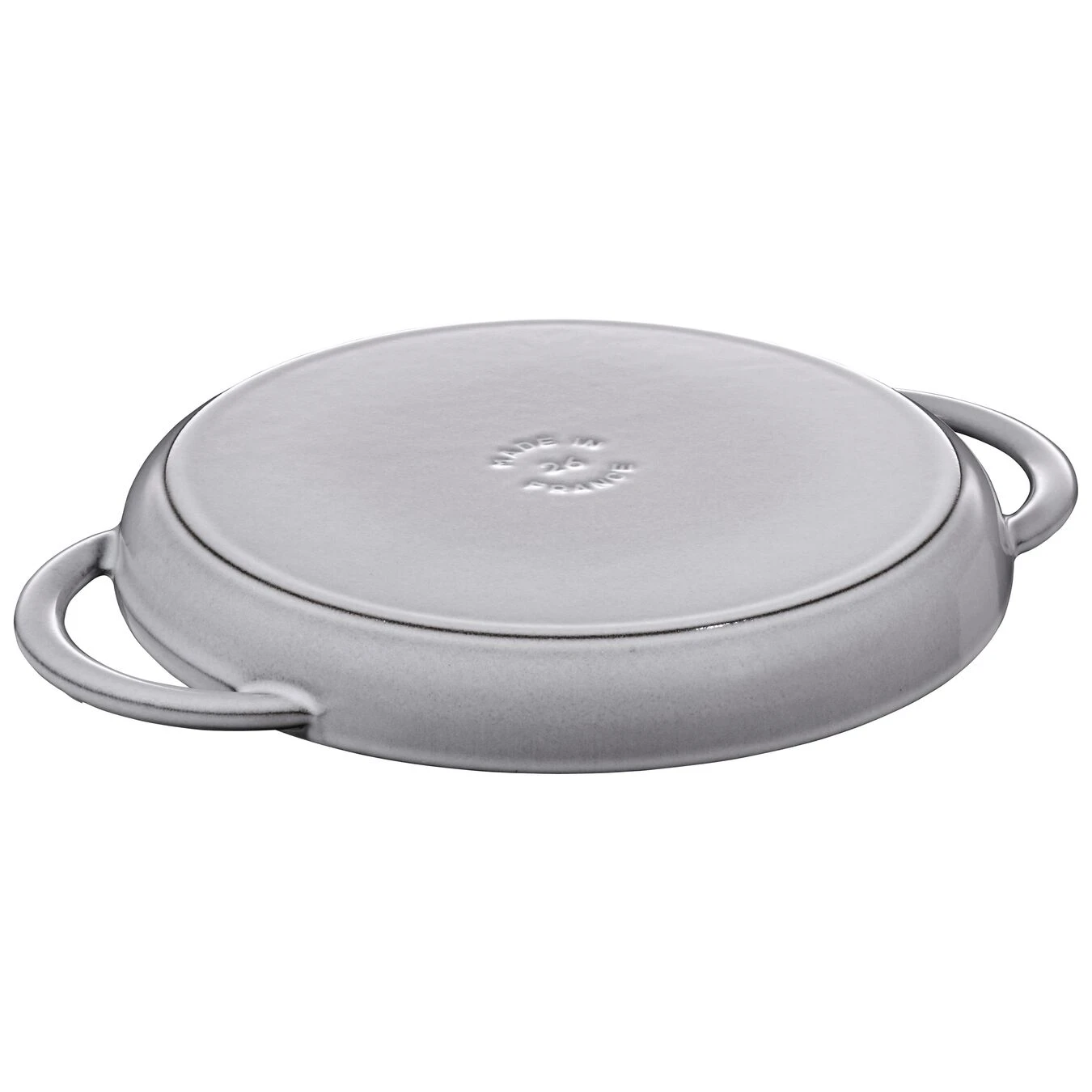 Staub Grillpfanne 26 Cm, Rund, Graphit-Grau, Gusseisen 4 Staub Grillpfanne 26 Cm, Rund, Graphit-Grau, Gusseisen – Bild 2