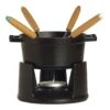 Staub Mini Fondue Set 10 Cm, Schwarz 2 Staub Mini Fondue Set 10 Cm, Schwarz -Staub 40509 587 0 1
