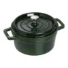 Staub Cocotte 22 Cm, Rund, Basilikum-Grün, Gusseisen -Staub 40509 644 0 1