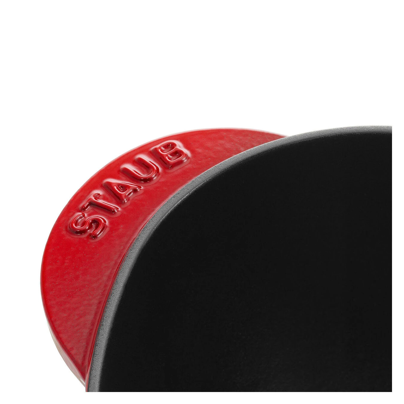 Staub Cocotte 20 Cm, Herz, Kirsch-Rot, Gusseisen 6 Staub Cocotte 20 Cm, Herz, Kirsch-Rot, Gusseisen – Bild 4