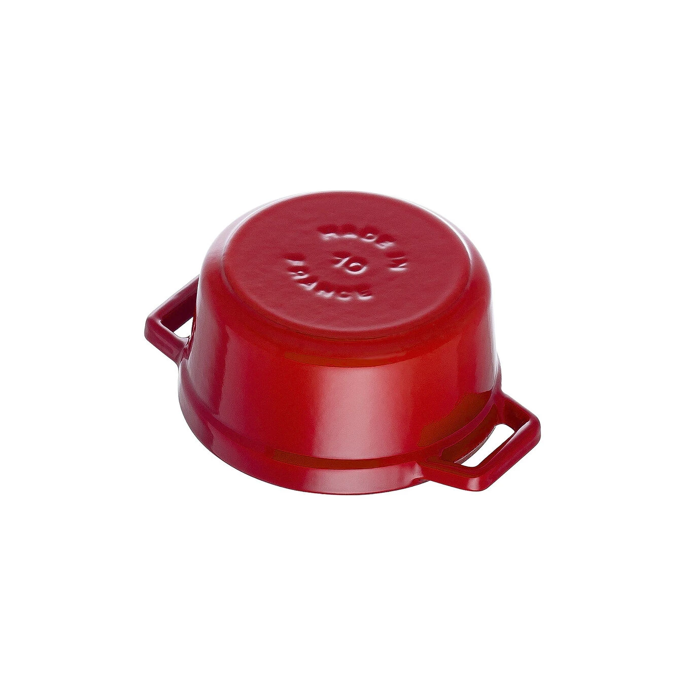 Staub Mini Cocotte 10 Cm, Rund, Kirsch-Rot, Gusseisen 6 Staub Mini Cocotte 10 Cm, Rund, Kirsch-Rot, Gusseisen – Bild 4