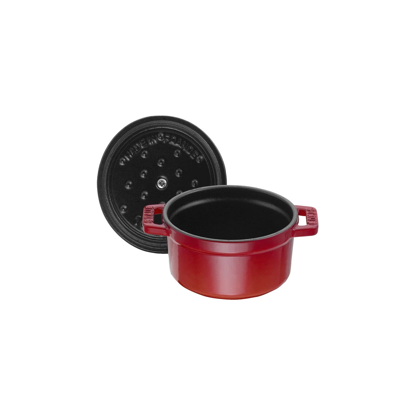 Staub Mini Cocotte 10 Cm, Rund, Kirsch-Rot, Gusseisen 7 Staub Mini Cocotte 10 Cm, Rund, Kirsch-Rot, Gusseisen – Bild 5