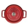 Staub Cocotte 18 Cm, Rund, Kirsch-Rot, Gusseisen -Staub 40509 814 0 1