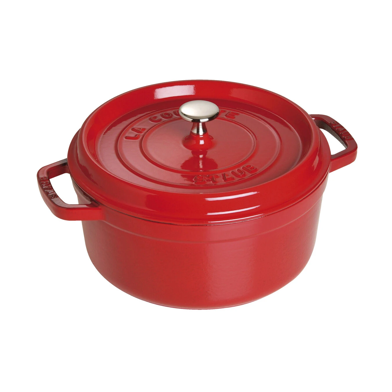 Staub Cocotte 26 Cm, Rund, Kirsch-Rot, Gusseisen 3 Staub Cocotte 26 Cm, Rund, Kirsch-Rot, Gusseisen