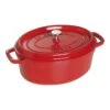 Staub Cocotte 29 Cm, Oval, Kirsch-Rot, Gusseisen -Staub 40509 857 0 1