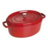 Staub Cocotte 31 Cm, Oval, Kirsch-Rot, Gusseisen -Staub 40509 866 1