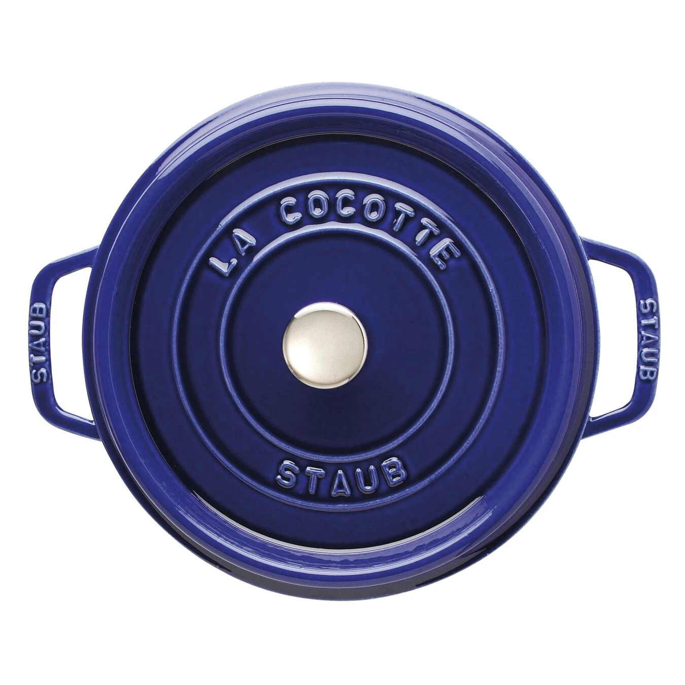 Staub Cocotte 24 Cm, Rund, Dunkelblau, Gusseisen 4 Staub Cocotte 24 Cm, Rund, Dunkelblau, Gusseisen – Bild 2