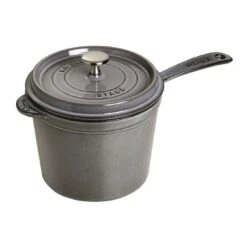 Staub Stieltopf 18 Cm, Gusseisen, Graphit-Grau -Staub 40510 316 0 2