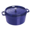 Staub Cocotte 30 Cm, Rund, Dunkelblau, Gusseisen -Staub 40510 325 0 1