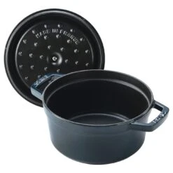 Staub Cocotte 20 Cm, Rund, La-Mer, Gusseisen 9 Staub Cocotte 20 Cm, Rund, La-Mer, Gusseisen -Staub 40510 593 0 3