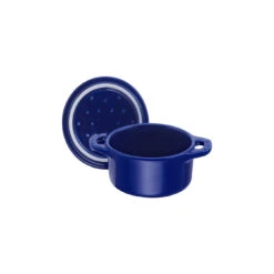 Staub Mini Cocotte 10 Cm, Rund, Dunkelblau, Keramik 13 Staub Mini Cocotte 10 Cm, Rund, Dunkelblau, Keramik -Staub 40510 786 0 6