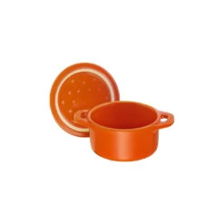 Staub Mini Cocotte 10 Cm, Rund, Orange, Keramik -Staub 40511 085 0 6