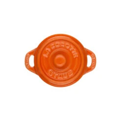 Staub Mini Cocotte 10 Cm, Rund, Orange, Keramik -Staub 40511 085 0 7