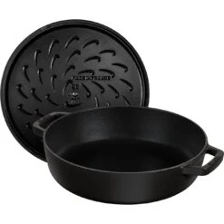 Staub Bräter Mit Chistera Drop-Structure 24 Cm, Gusseisen -Staub 40511 473 0 2