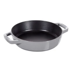 Staub Bratpfanne Mit 2 Griffen 20 Cm, Gusseisen, Graphit-Grau
